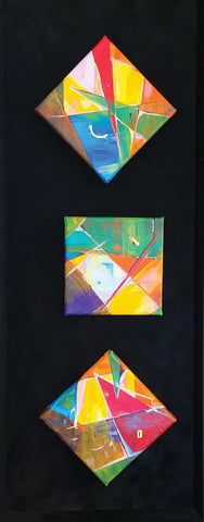 Mending! Magnetic Moveable Art - Acrylic  by artist Bonnie Richardson