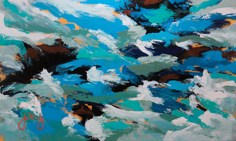 Ocean Coast III - Oil  by artist Joni Emily