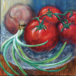 Onion - Oil on Canvas  by artist Florine Duffield