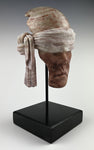 Society's Decay - Corrupted Justice - Alabaster on Stone and Steel Base  by artist Mike McCarthy