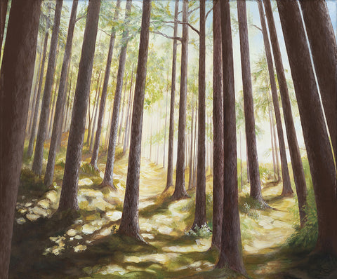 Dappled Shade - Acrylic  by artist Shauna Scott