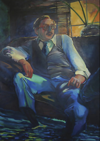 Abelardo D Ramos  - Oil on canvas  by artist Carlos Ramos