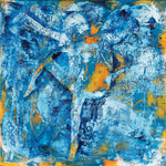 Dancing In Her Dreams - Oil and Cold Wax  by artist Rebecca Fairfax 