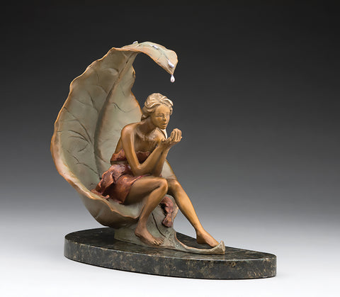 Forest Fountain - Bronze  by artist Phyllis deQuevedo