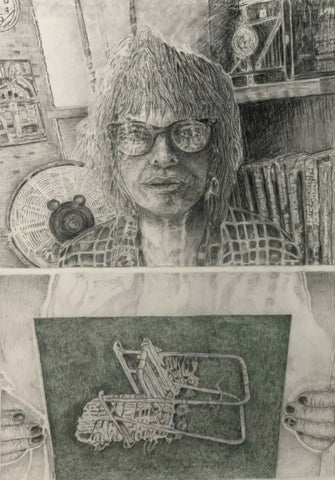 carmen schaefer - "Self Portrait in Studio"