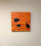 Chief Babs - "Guinea fowls in sunsets"