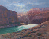 Jan Oxendale - "Canyon Lake Sunset"