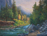 Jan Oxendale - "Canyon Lake Sunset"