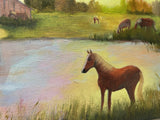 Christine Goldbeck - "Morning on the Horse Farm"