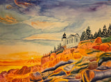 Yonina Schuchman - "Sunset at the Lighthouse"