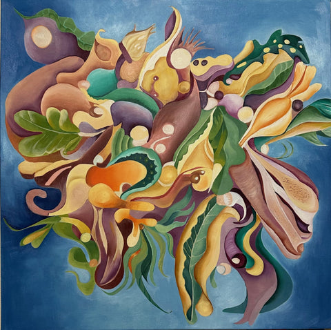 Caroline Chilton - "Floral Abstract #1"