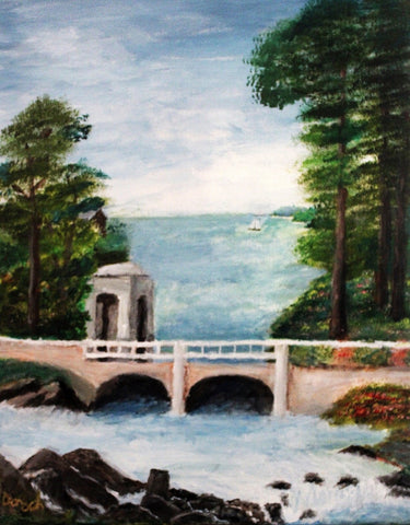 Gregory Dorosh - "Pavilian By The Waterfall"