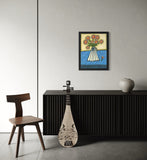 Joyce Wynes - "Floral: Red Flowers and Curly Q’s"