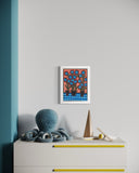 Joyce Wynes - "Floral: Blue Flowers in 3 Vases"