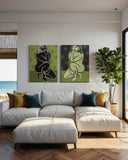 Joyce Wynes - "Figurative:  Black thinking Lady"