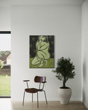 Joyce Wynes - "Figurative:  Green Thinking Lady"