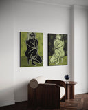 Joyce Wynes - "Figurative:  Green Thinking Lady"
