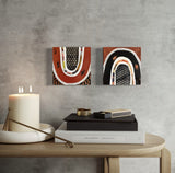 Joyce Wynes - "Abstract Smalls: Opposites Attract 2"