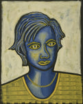 Joyce Wynes - "Blue Lady with Beads"