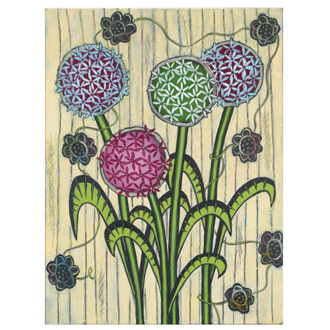 Joyce Wynes - "Floral: Vine Entwined Alliums"