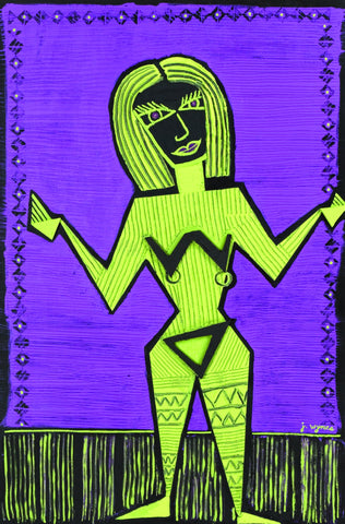 Joyce Wynes - "Figurative: Green Sphinx"