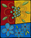 Joyce Wynes - "Floral: Many Flowers with 3D Stamens"