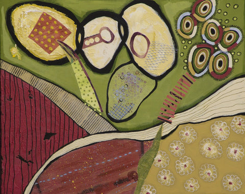 Joyce Wynes - "Shape Defined Abstracts: Which Road to Your Target"