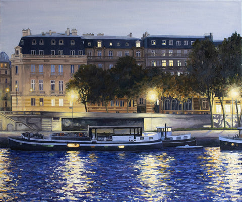 Sandra Bryant - "Evening along the Seine"