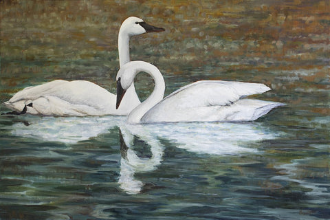 Sandra Bryant - "Together on a Pond"
