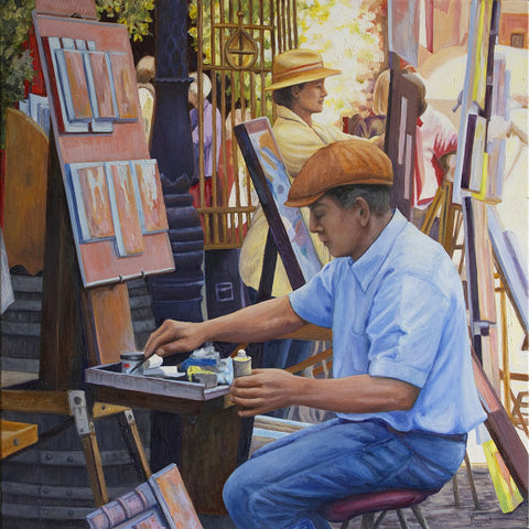 Sandra Bryant - "Place du Tertre Monttmartre"