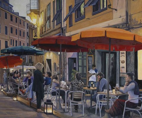 Sandra Bryant - "Evening Streets Vernazza"