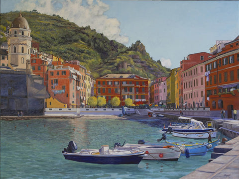 Sandra Bryant - "Vernazza Harbor"