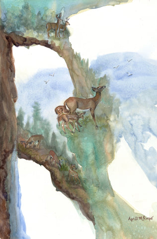 April M Rimpo - "Deer Paradise"