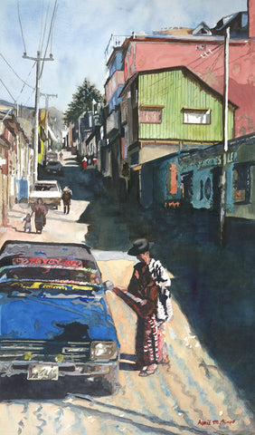 April M Rimpo - "Street in Sololá"