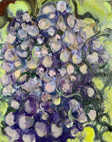 Gay P Cox - "Late Fall Grapes"