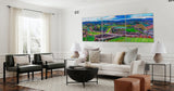 Heather Nagy - "Rolling Tuscan Farmland  Panoramic Triptych"