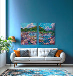 Heather Nagy - "Alpine Falls RMNP diptych"