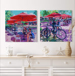 Heather Nagy - "Socializing Series #3 Winter Garden"