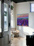 Heather Nagy - "Sunset over the Lavender field"