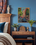 Heather Nagy - "Atlanta Street scene 3 (Along Peachtree by the Weston Hotel)"