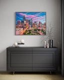 Heather Nagy - "Downtown Atlanta Skyline- along Peachtree Street"