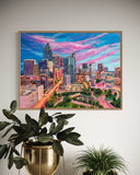 Heather Nagy - "Downtown Atlanta Skyline- along Peachtree Street"