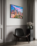 Heather Nagy - "Downtown Atlanta Skyline- along Peachtree Street"