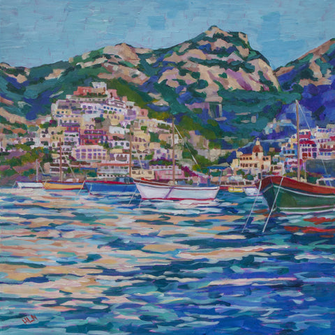Heather Nagy - "On the Water- Positano"
