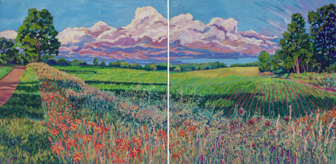 Heather Nagy - "Heartland Panoramic Diptych"