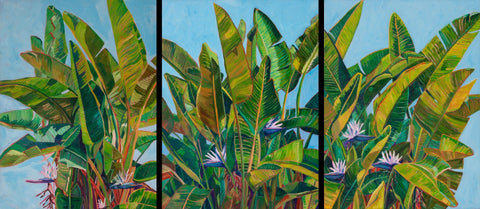 Heather Nagy - "Bird of Paradise triptych"