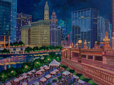 Heather Nagy - "Riverwalk Chicago at Michigan Ave"