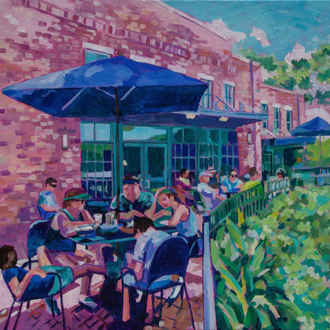 Heather Nagy - "Socializing Series #1 Winter Garden"