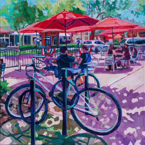 Heather Nagy - "Socializing Series #3 Winter Garden"