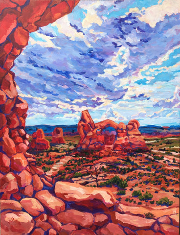Heather Nagy - "Turret Arch from North Window, Arches National Park"